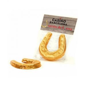 Herradura chocolate en bolsa publicitaria