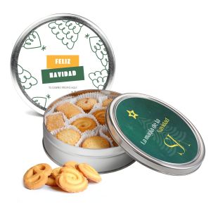 Lata con galletas danesas personalizada