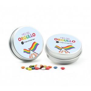 latita con chocolates - para día del orgullo