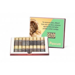 Merci chocolates en estuche personalizado Pascua
