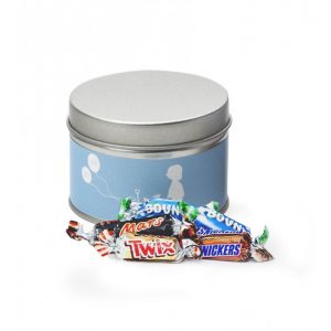 Mini chocolatinas en lata personalizada para comunión