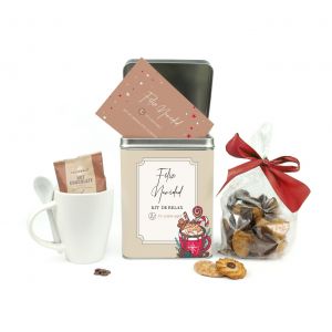 Pack de Navidad personalizado chocolate caliente 