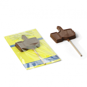 Piruleta de chocolate personalizada me gusta