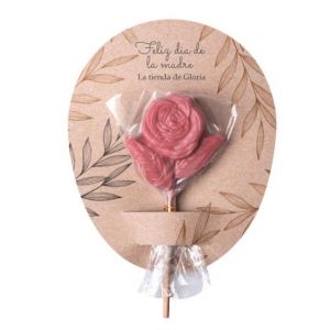 Rosa de chocolate día de la Madre