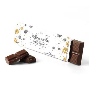Tableta de chocolate personalizada Navidad
