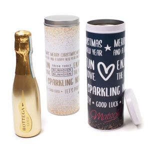 Vino espumoso Prosecco en lata personalizada