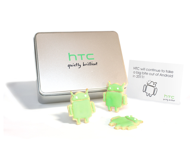 Galletas para HTC: Aniversario del Lanzamiento Android